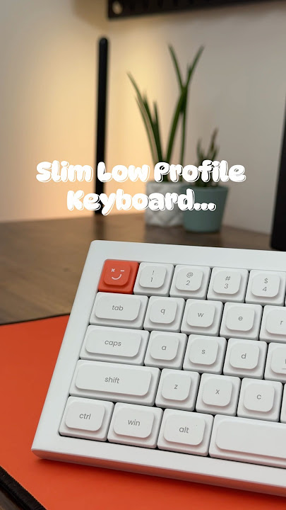 Slim Keyboard.. Morgrie Air68 #keyboard #setup #tech
