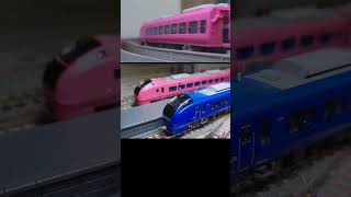共走 JR東日本 E653系1000番代 いなほ 瑠璃色 & ハマナス色 JR EAST E653-1000 “INAHO” Lazuli color & Hamanasu color ＃train