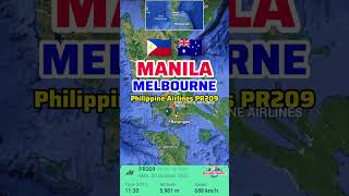 ✈️ Manila to Melbourne Flight 🇵🇭➡️🇦🇺 | Philippine Airlines PR209 | Airbus A330-343