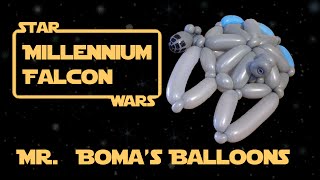 Millennium Falcon Balloon Animal Tutorial (Balloon Twisting and Modeling #29)