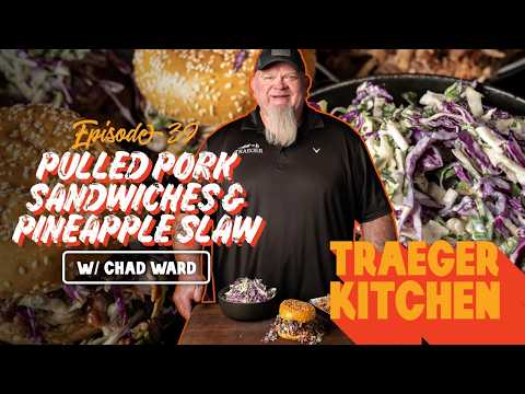 Pulled Pork Sammies with Pineapple Slaw | Traeger Grills