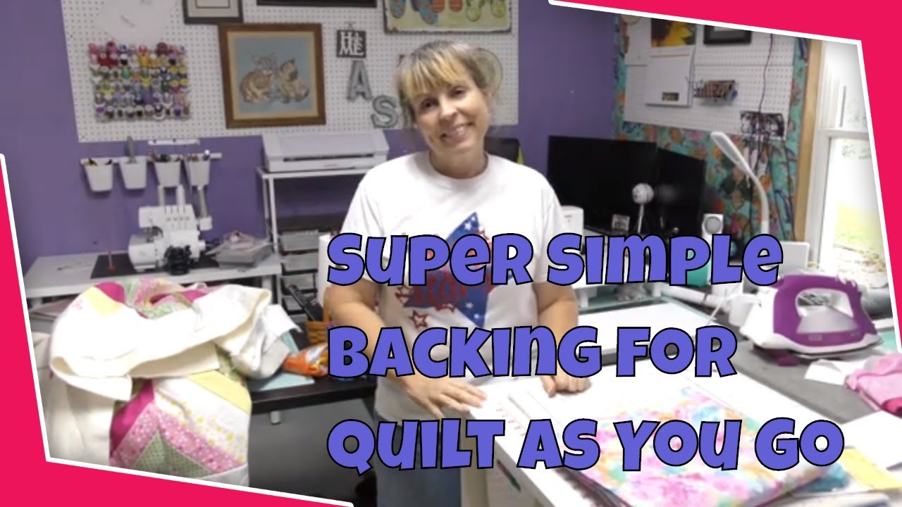 How to Baste Your Quilt to Make a Quilt Sandwich using Spray - YouTube