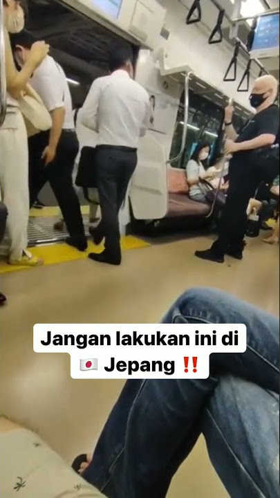 Keributan di Kereta Jepang, apakah yang terjadi?