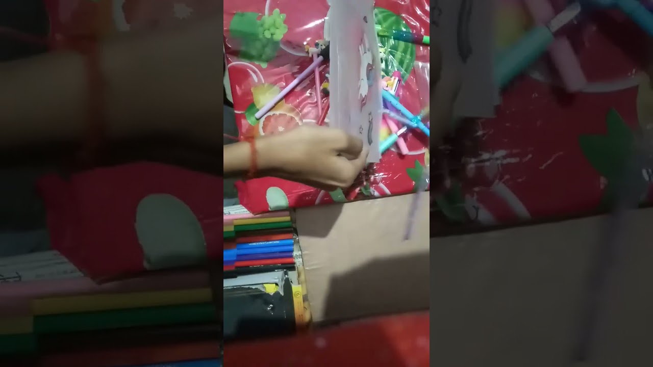 unboxing unicorn pen set with pencil boxpagati shreyatonni art and