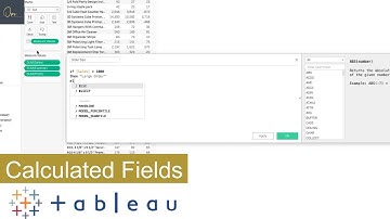 Tableau Basics 6 - Creating Calculations