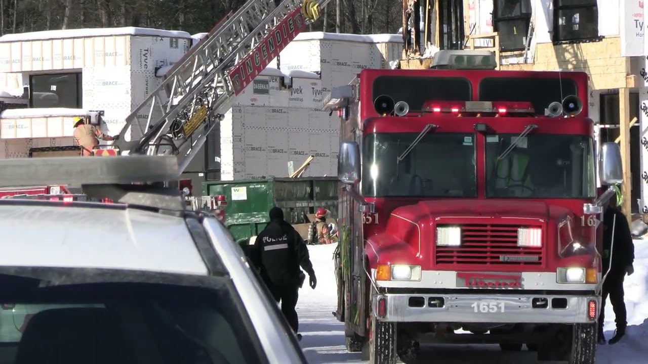 Incendie de Bâtiment, 20 rue du Mont-Blanc, Blainville, 14 Février 2026