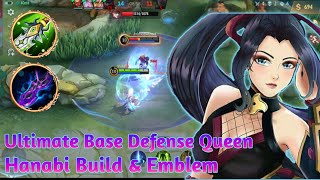 Perfect Base Defence Monster Queen Hanabi Top Global Build Mlbb