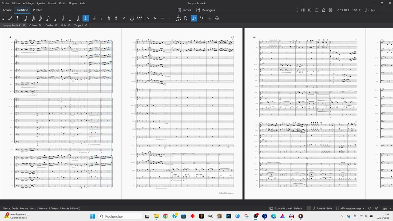 I Symphonie en Ré 1er mouvement de Gilbert Sescousse