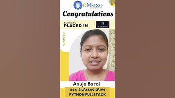 Placement Congratulations, Anuja Baroi!