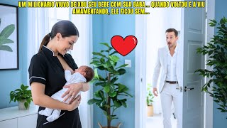 Un Millionnaire Veuf Confie Son Bébé À La Nounou, Et En La Voyant L’allaiter, Il Reste Sans Voix