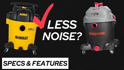 Quietest12 Gallon Shop Vac? DeWalt Stealthsonic vs. Shop Vac Whisper Series | Specs Comparison