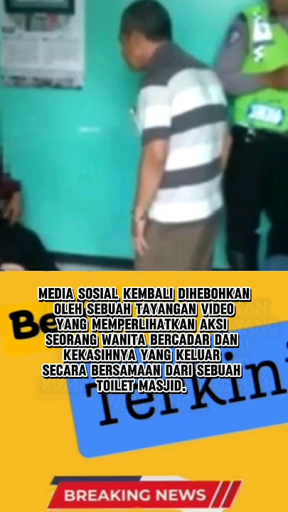 Wanita bercadar ini di rayu oleh pacarnya agar melakukan mesum di masjid