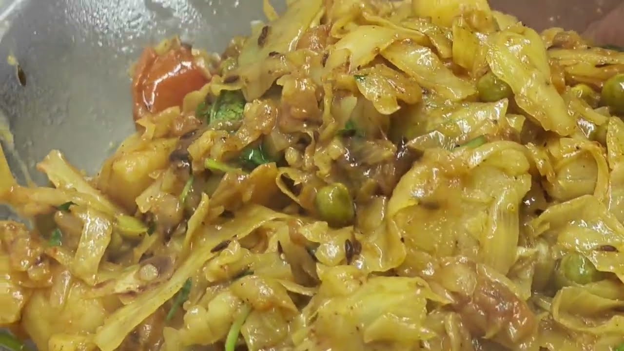 Lunch ki Thali with Patta gobhi ki sabji 