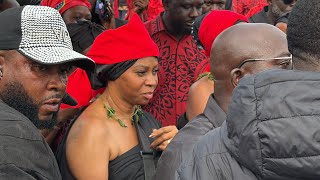 LIVE: Hon. Adwoa Safo arrives to hold a gargantuan funeral to Lay her Dad, Apostle Emeritus Kwadwo S