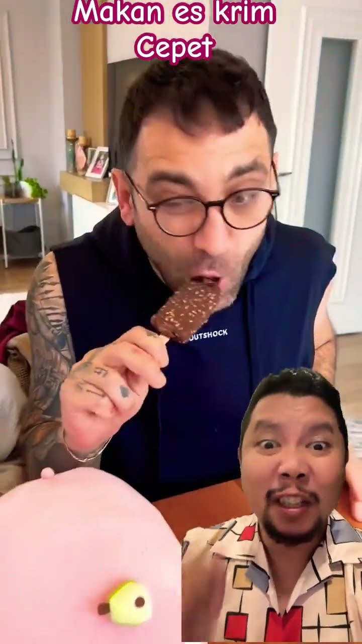 MAKAN ES KRIM CEPET BANGET PAPA!!!?? #funny #shortsfeed #shorts #icecream