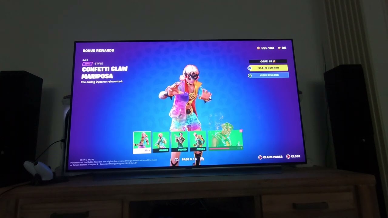 Fortnite - Claiming Confetti Claw Mariposa (part 9)