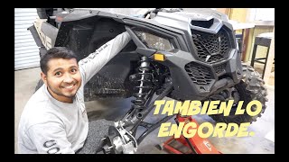 LEVANTÉ 4 PULGADAS LAS SUSPENSION DE MI CAN AM MAVERICK X3 TURBO|JARED NICOLAS|GASGO