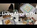 Living alone in the Philippines 🌥️what i eat in a day on CNY, quick what's in my bag, making siomai🍳