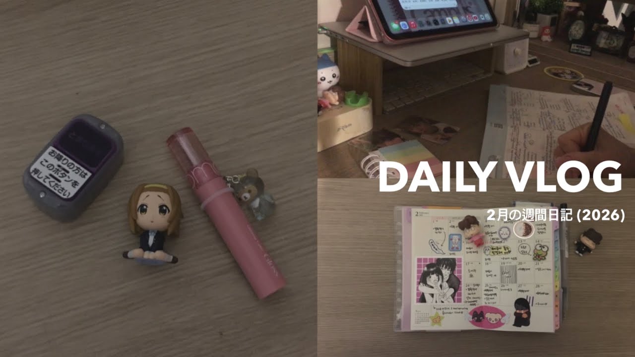 오타쿠 브이로그라고 하겠습니다 🎨🎸(다꾸, 샐러드, 국전, 테무깡, 가챠뽑기,공부)