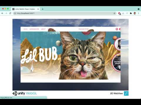Demo of 2D WebView for WebGL