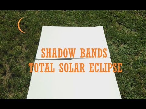 Shadow Bands - Total Solar Eclipse 2017
