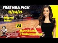 NBA Pick - Heat vs Timberwolves Prediction, 11/24/2021, Best Bet Today, Tips & Odds | Docs Sports