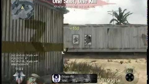 Black Ops Quickscoping on Firing Range FFA