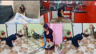 Requested Video Floor Cleaning In Desi Style