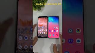 Google pixel 4 vs Samsung S10 //Speed Test // comparison shorts