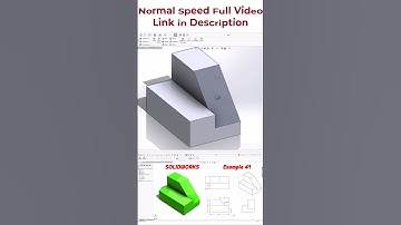 Quick 3D Modeling in SolidWorks – Beginner Example #Shorts #solidworks #ansysfluent
