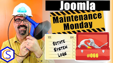 Rotate System Logs as of Joomla 3.9.0 Upgrade - 🛠 Maintenance Monday Live Stream #066