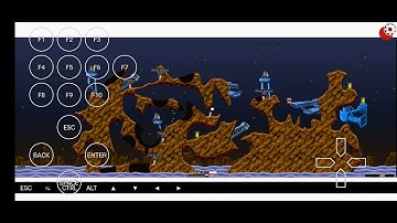 Worms Armageddon gameplay (Xwayland(Termux-x11), box86, proot, Adreno Turnip&Zink drivers)