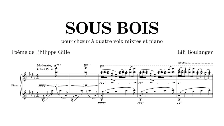 Lili Boulanger - Sous bois (1911)