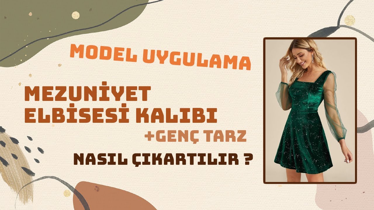 Kuplu Kadife Mezuniyet Elbisesi Kalıbı || Modelistlik Dersleri #sewing