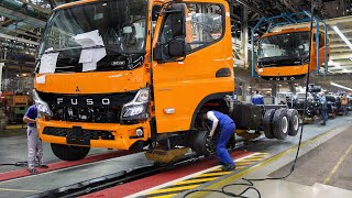 Inside Massive Japanese Factory Building Mitsubishi Fuso Trucks  Production Line