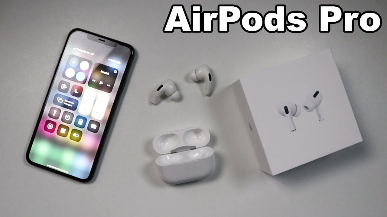 AirPods Pro Unboxing & Test - YouTube