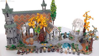 LEGO Lord of the Rings Rivendell independent review! A true masterpiece, reverent & sublime 10316