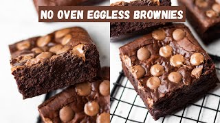 EGGLESS NO OVEN BROWNIE RECIPE ? NO EGG BROWNIE RECIPE IN COOKER | eggless baking
