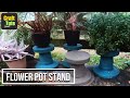 How to make Cement  Flower Pot Stand - DIY Craft