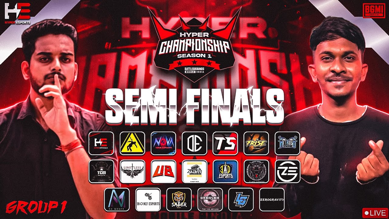[HINDI] {DAY 1} SEMI FINALS GP 1 || HYPER CHAMPIONSHIP S1 || HYPER ...