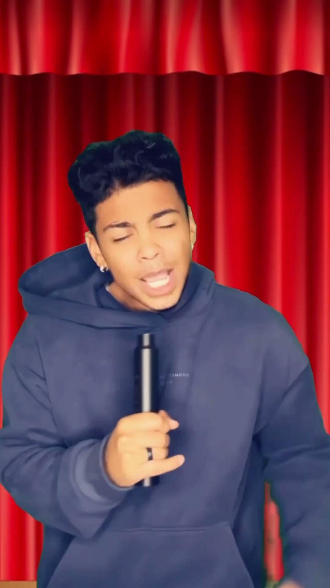 Bro sings a Christmas song to his crush goes wrong…?? #comedy