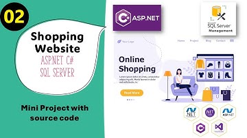 02 Mini Project | Online Shopping Website  |ASP.NET C# |SQL SERVER | #CODERBABA | In Hindi