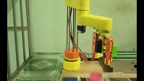 Đồ án cánh tay robot điều khiển 4 bậc tự do ( sử dụng xử lí ảnh )