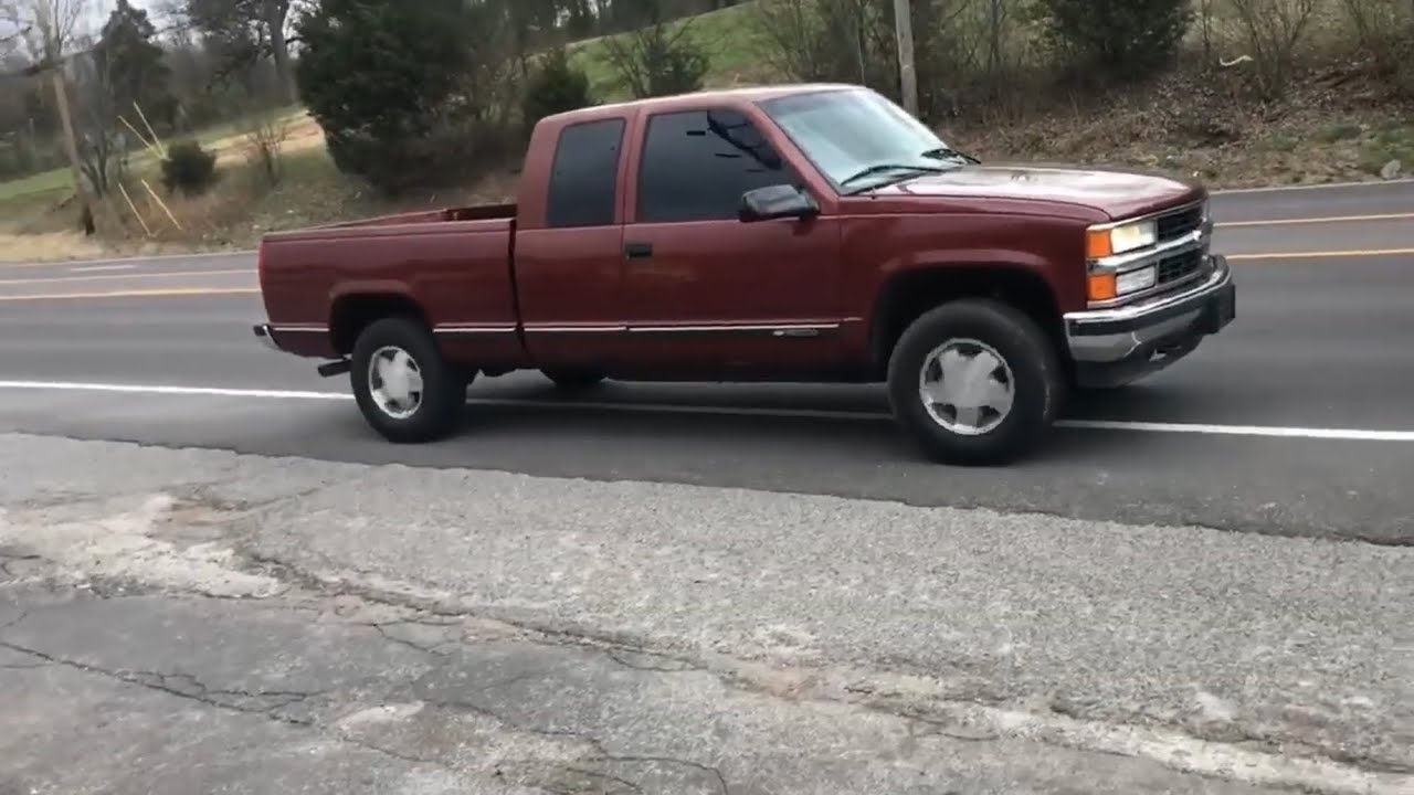 1997 Chevy Silverado V8 W Flowmaster Style 40 Series Youtube