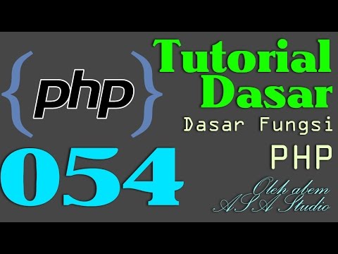 PHP Dasar Video Tutorial 054  Ereg  Replace