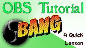 Open Broadcaster  Software (OBS) Tutorial - Simple, Quick Tutorial - Record Your Computer. Free!