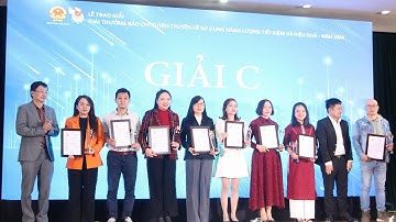 Lễ trao giải “Giải thưởng báo chí tuyên truyền về sử dụng năng lượng tiết kiệm và hiệu quả năm 2024”