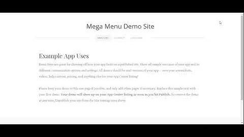 How To Create A Mega Menu In Weebly