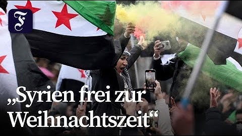 Berlin: Thousands celebrate Assad's fall