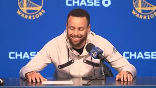 Stephen Curry PostGame Interview | New Orleans Pelicans vs Golden State Warriors